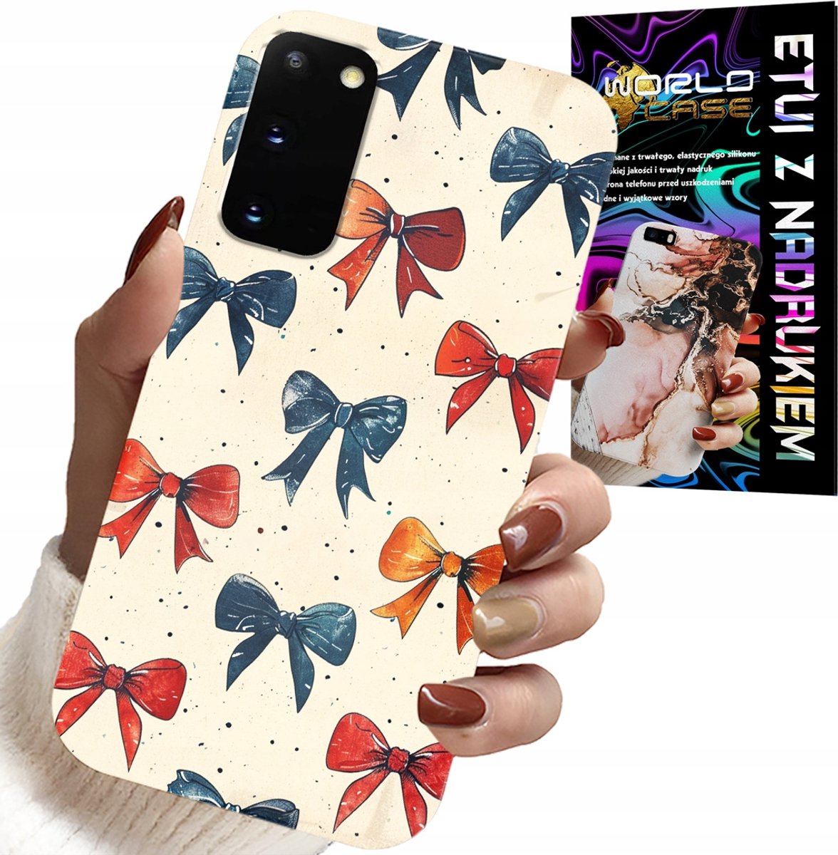 HOESJE VOOR SAMSUNG GALAXY S20 - KLEURRIJKE LINTEN MET MODIEUZE PATRONEN