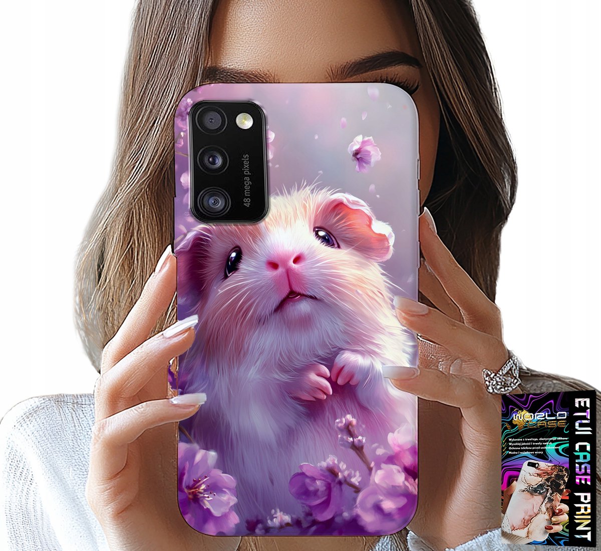 HOESJE VOOR SAMSUNG GALAXY A41 - LEUKE HAMSTER- EN KNAAGDIERPATRONEN VOOR KINDEREN