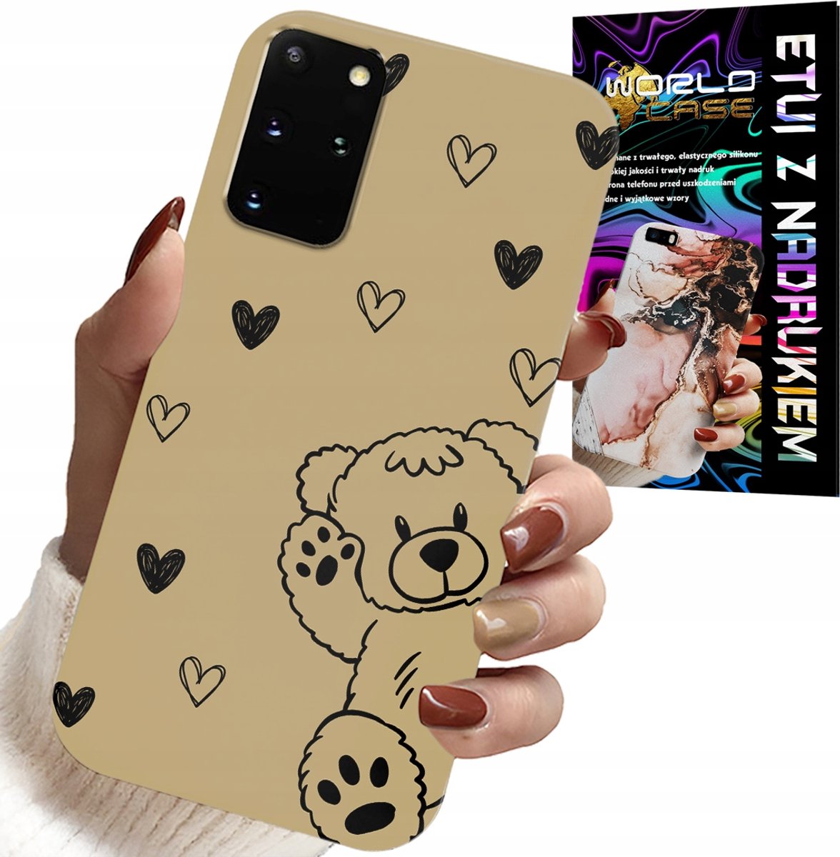 HOESJE VOOR SAMSUNG GALAXY S20 PLUS - TEDDYBEER PRO MAXZAK PATRONEN VOOR DE JONGSTE