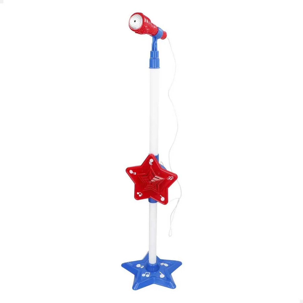 Bontempi Toy Stage Adjustable Height Microfoon Rood