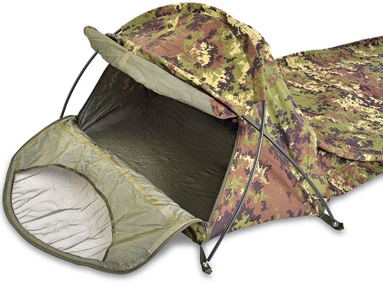 Defcon 5 tent Bivi - compacte shelter- slechts 1700 gram - Camo VI van Merkloos — afbeelding 2