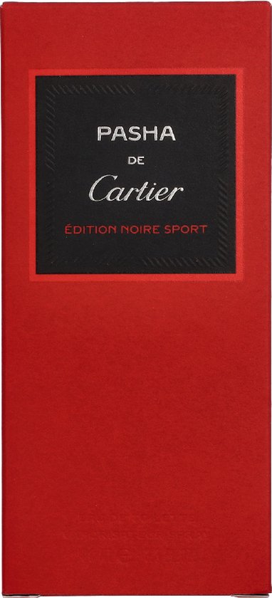 Cartier Pasha de Cartier Édition Noire Sport - 100 ml - eau de toilette spray - herenparfum