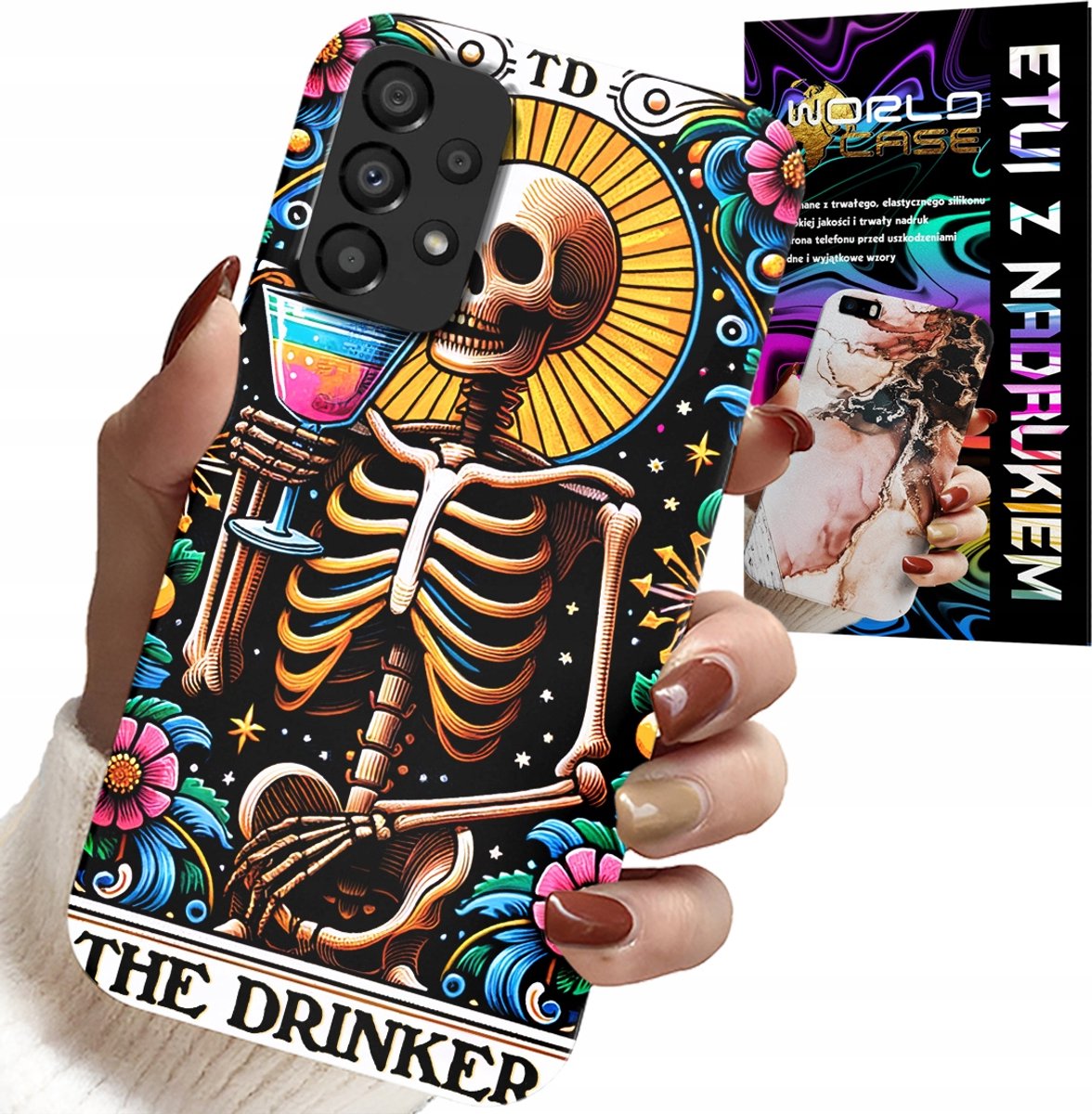 HOESJE VOOR SAMSUNG GALAXY A23 5G - THE DRINKER ALKO WINKO DRANKPATRONEN
