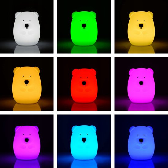 SEVERNO Kids - Kinderlamp - LED - Silicium - Afstandsbediening van SEVERNO Kids — afbeelding 4