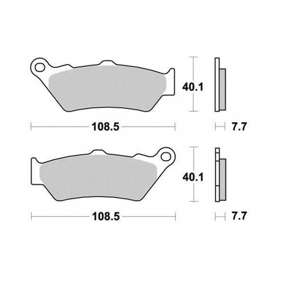 Plaquette de frein Ferodo pour Moto BMW 1200 R 12 2024 à 2025 AR Neuf