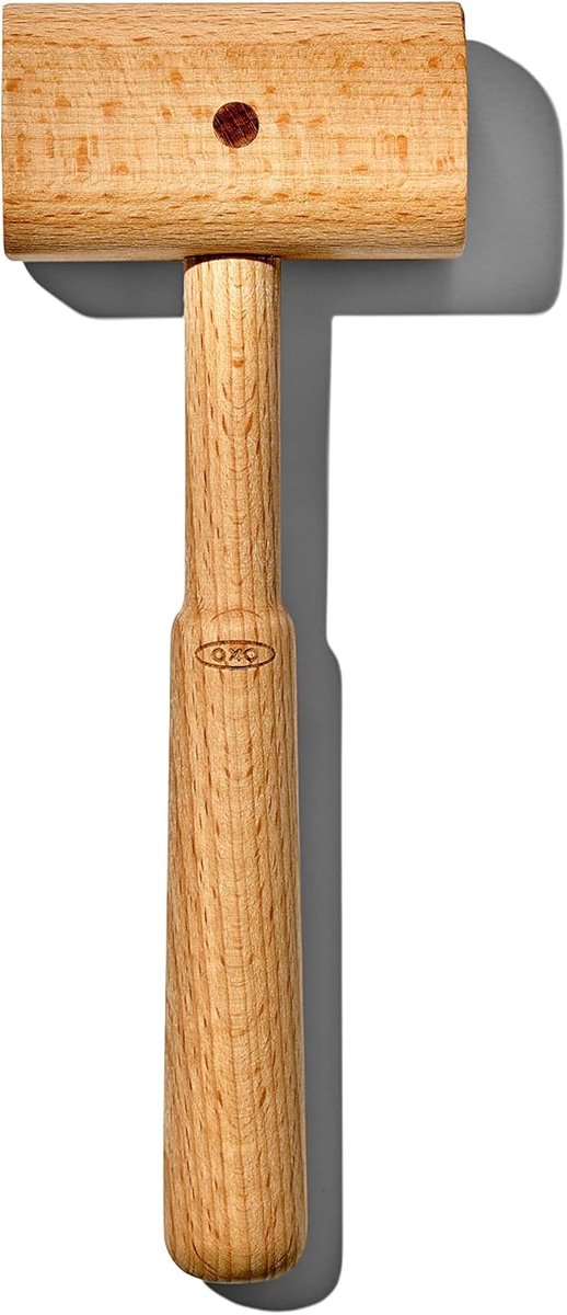 Houten Zeevruchten Hamer - Krab Hamer - Schelpen Kraken - Dubbelzijdig Ontwerp - Hout