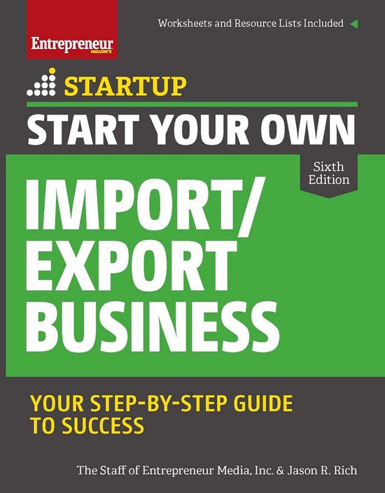 Startup - Start Your Own Import/Export Business - cover