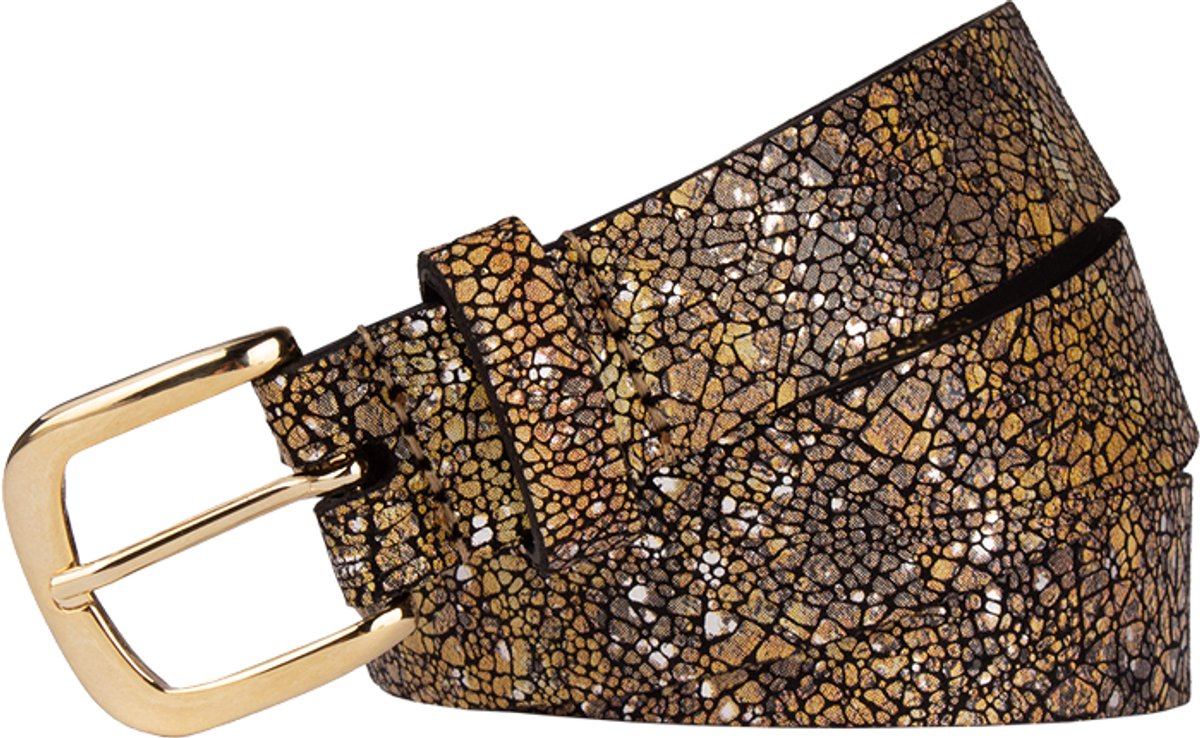 Legend Dames - Leren riem - Naturel - 105cm