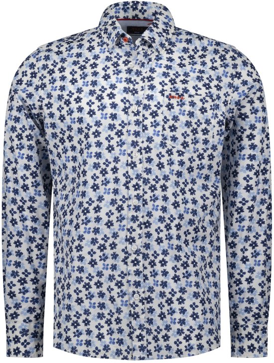 New Zealand Auckland Overhemd Shirt Long Sleeve 26an566 2675 Spring Blue Mannen Maat - L