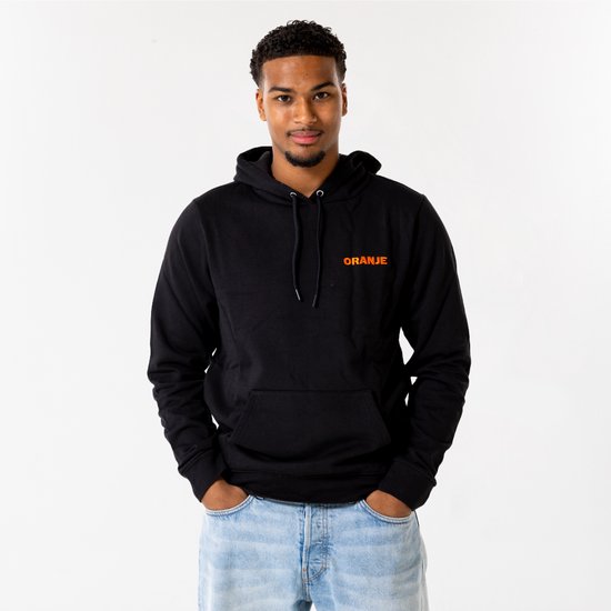 Sweat à capuche Nederlands Elftal pour homme - Taille XXL - Zwart - Voetbal - KNVB - Sweat-shirt - Style de vie - Fanwear - Merchandise officiels