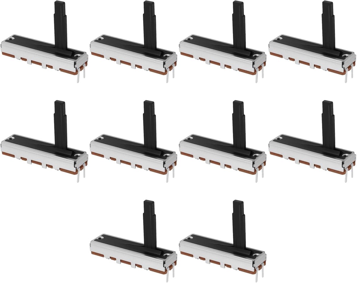 Lineaire Slide Potentiometers - Variabele Weerstanden - Aanpassen Audio - Enkele Lineaire Type - 35mm Lengte