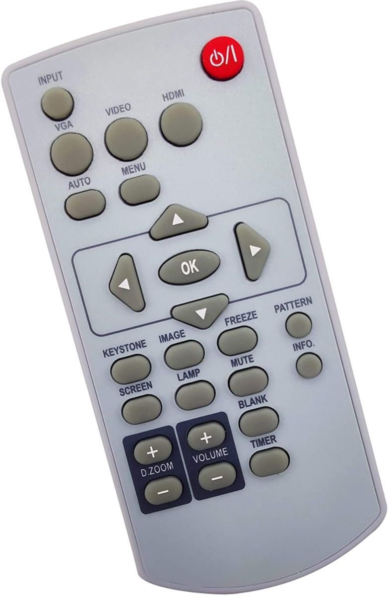 Afstandsbediening geschikt voor de EIKI EK-700LUL beamer, vervangt 63910016