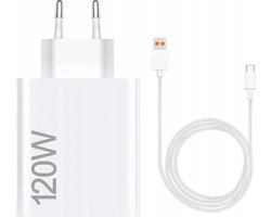Origineel Xiaomi Hyper Charger Combo 120W Snellader + USB-A naar USB-C Kabel 1M
