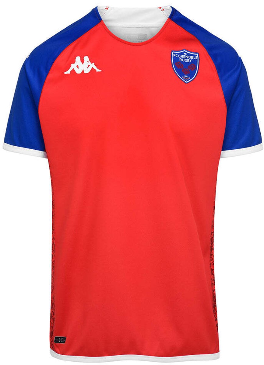 Kinder Sportshirt voor buiten FC Grenoble Rugby 2022/23 Rood