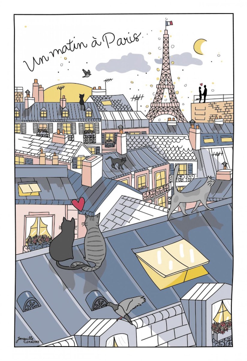 Theedoek - toits de paris Winkler