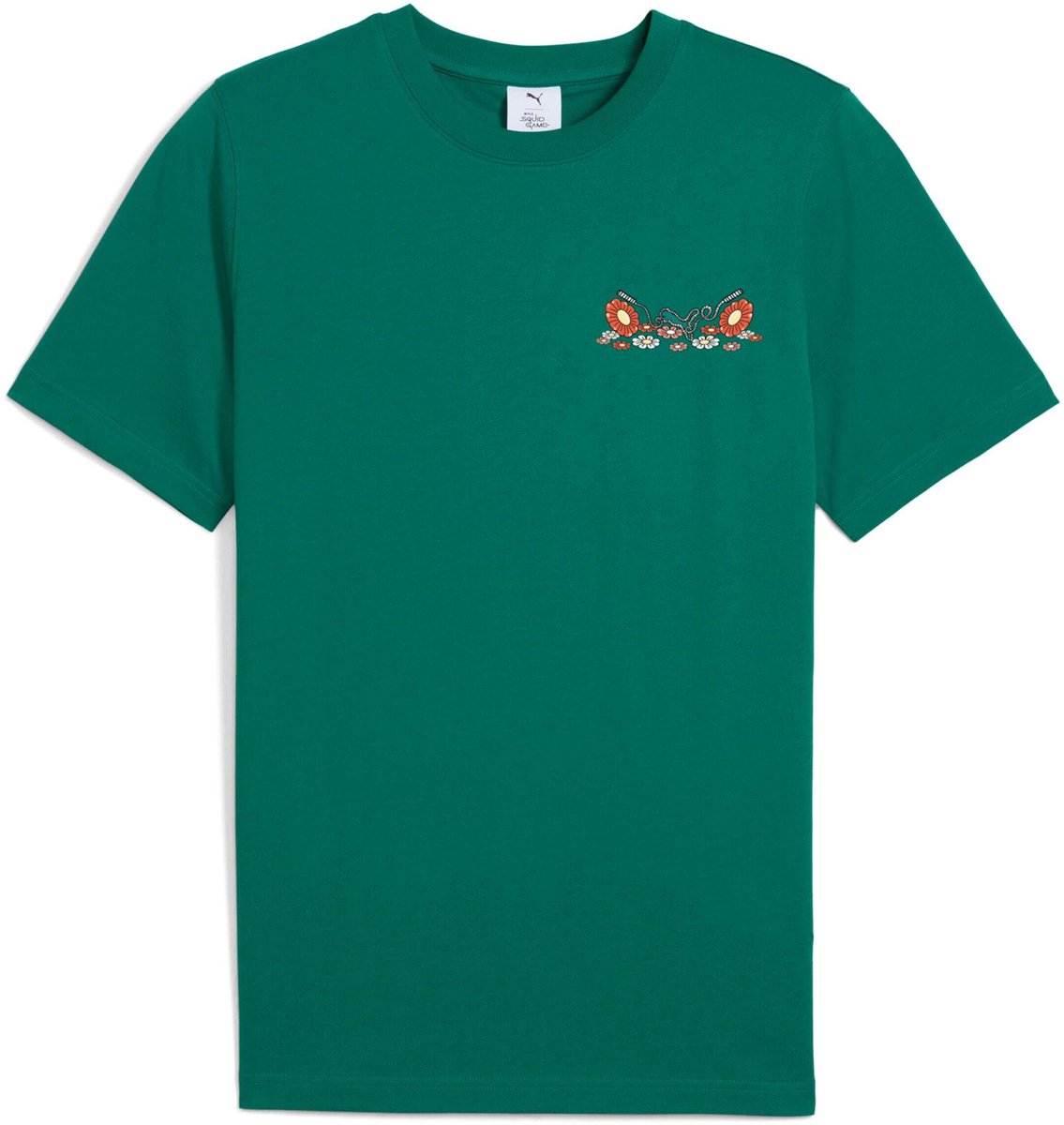 PUMA T-SHIRT X SQUID GAME GRAPHIC 63070674 r Groen
