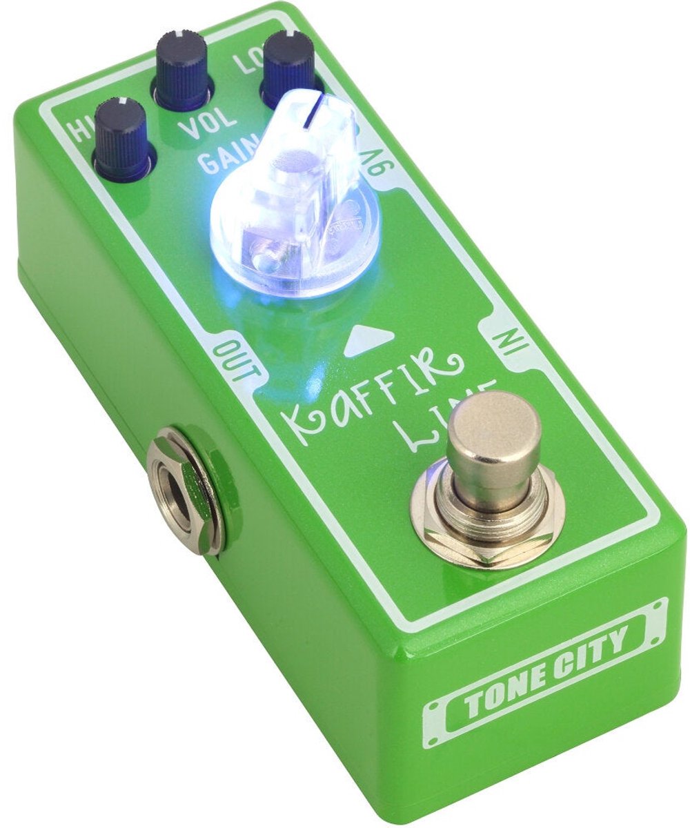 Tone City Kaffir Lime boost / overdrive effectpedaal