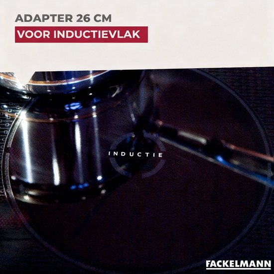 Adaptateur Fackelmann 26 cm pour plaque à induction