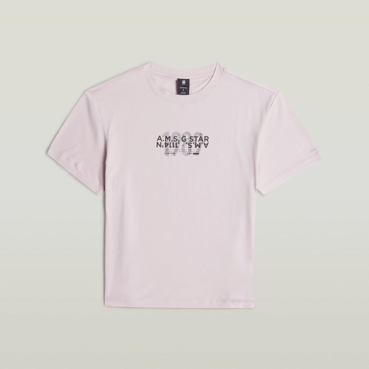G-Star Inside print r t wmn Dames Tops Burnished Lilac