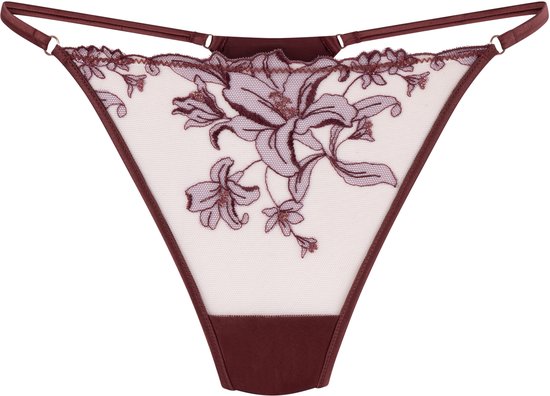 Hunkemöller Haut Découpé String Anouk Rouge
