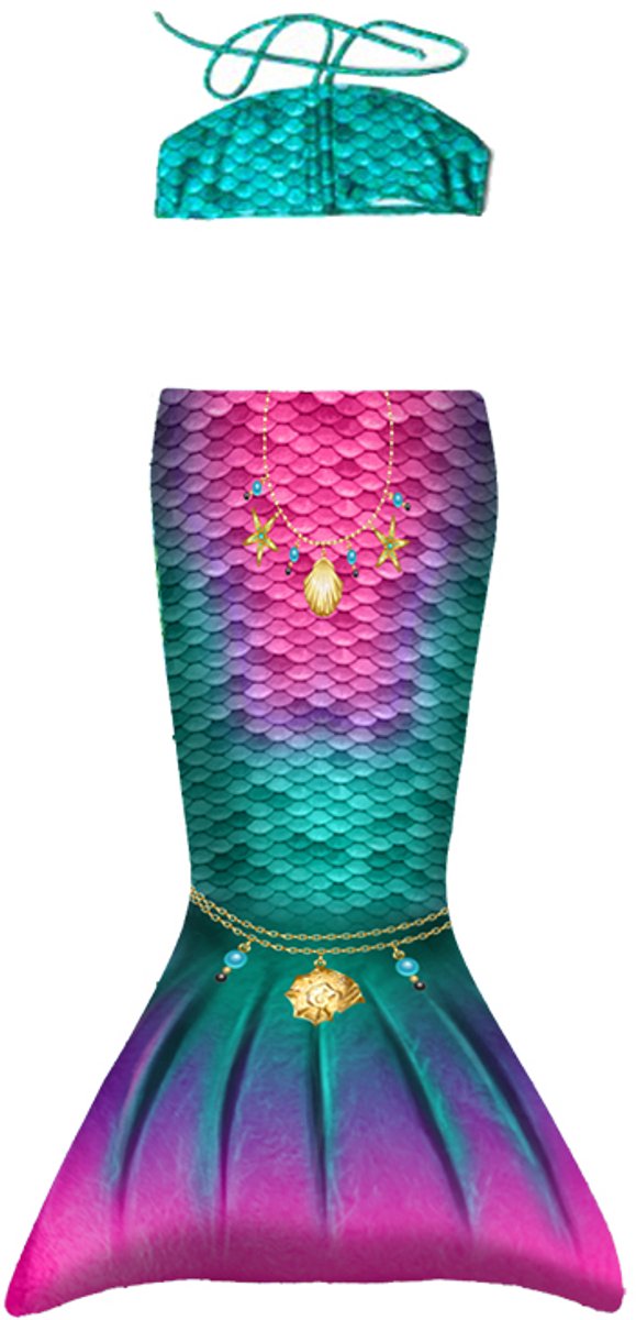 KUAKI Kuaki Mermaids - Peuter Set Star - 2Xs - 4 Jaar