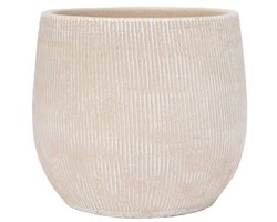 Bloempot Beige Miami Ovaal L37 x D14 x H30
