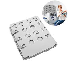 Kleding Vouwplank Volwassen - Kleding Vouwplank - Kledingvouwer - Hulp bij Opvouwen - Shirt, Broek,Jeans,Overhemd Organizer - Kledingkast Organizer - Grijs