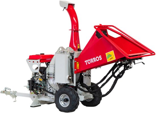 Hakselaar hydraulische wals 27 pk 740 cc met snelle feed en capaciteit 150 mm elektrische start Torros HDK130H — afbeelding 4