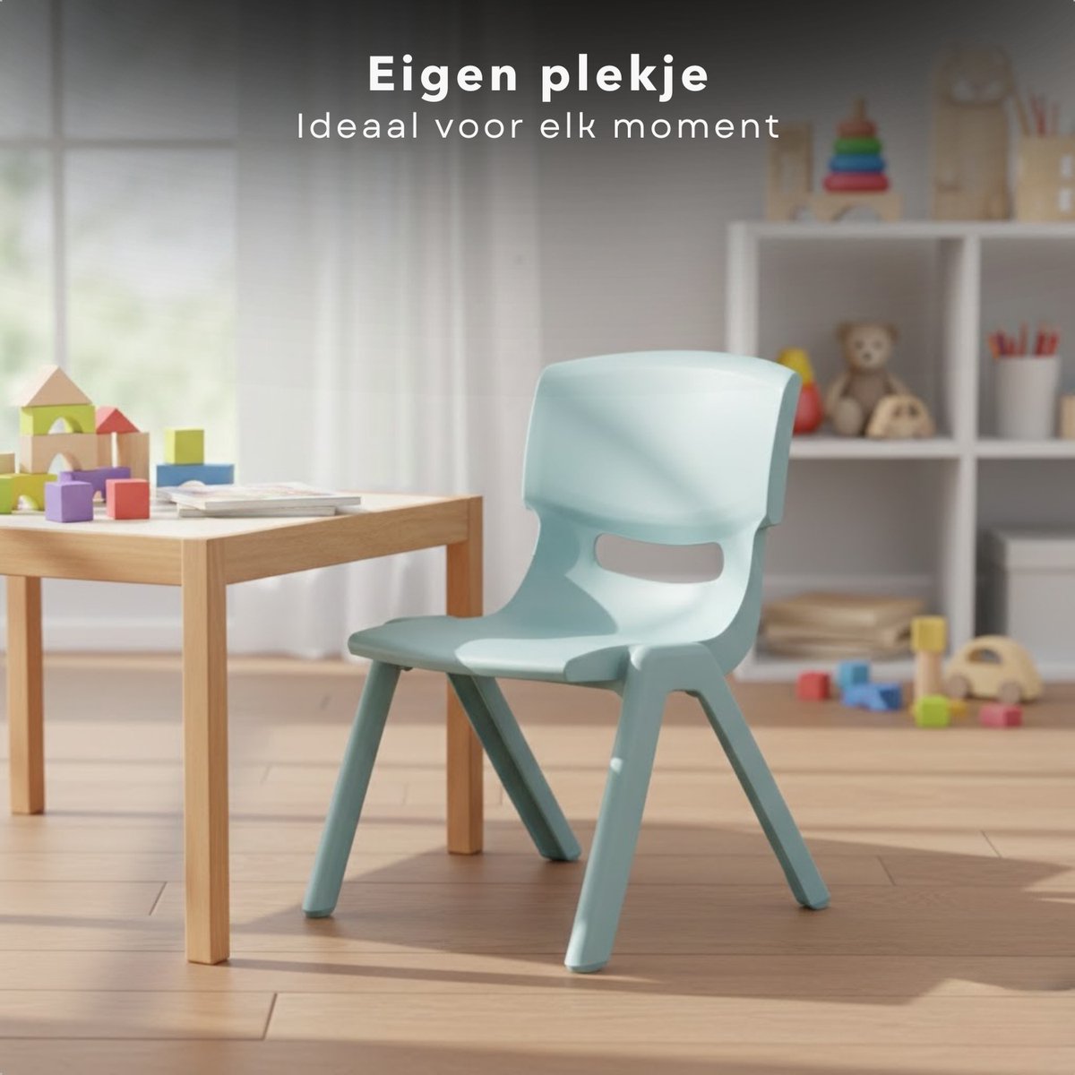 Cheqo Kinderstoeltje - Kinderstoel - Kinderstoel Blauw thumbnail 5