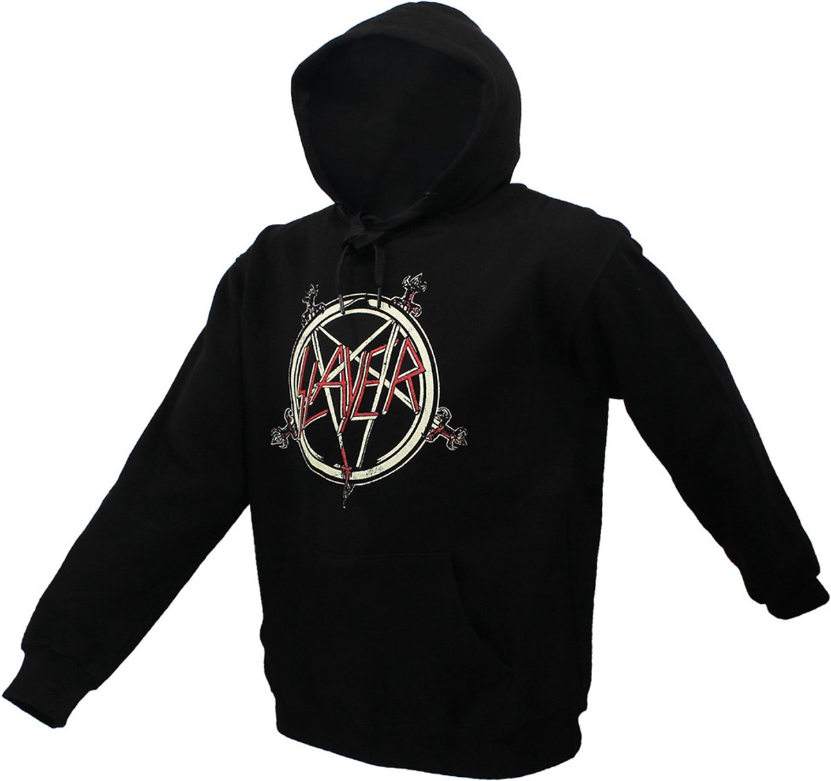 Slayer Pentagram Hoodie Trui - Officiële Merchandise - S