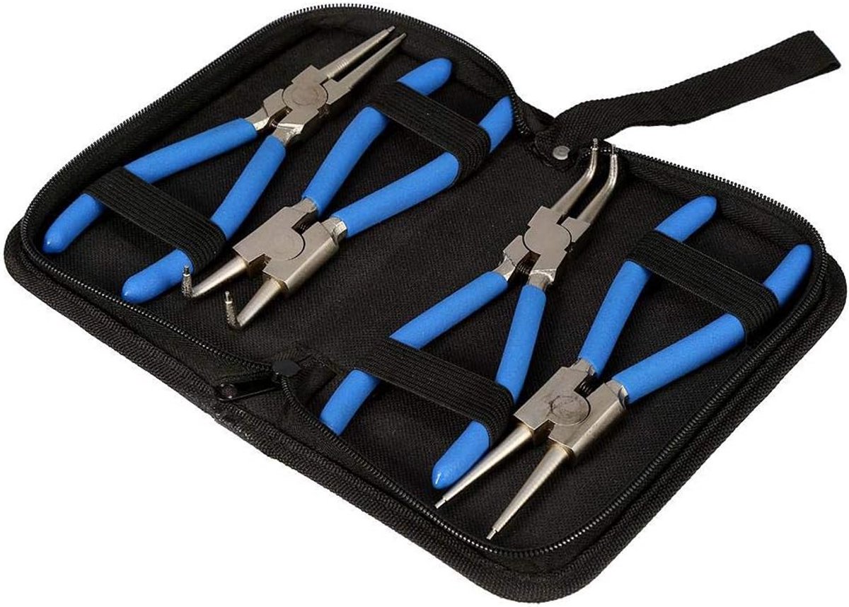 4-delige klikringtang set - multifunctioneel gereedschap voor montage en demontage