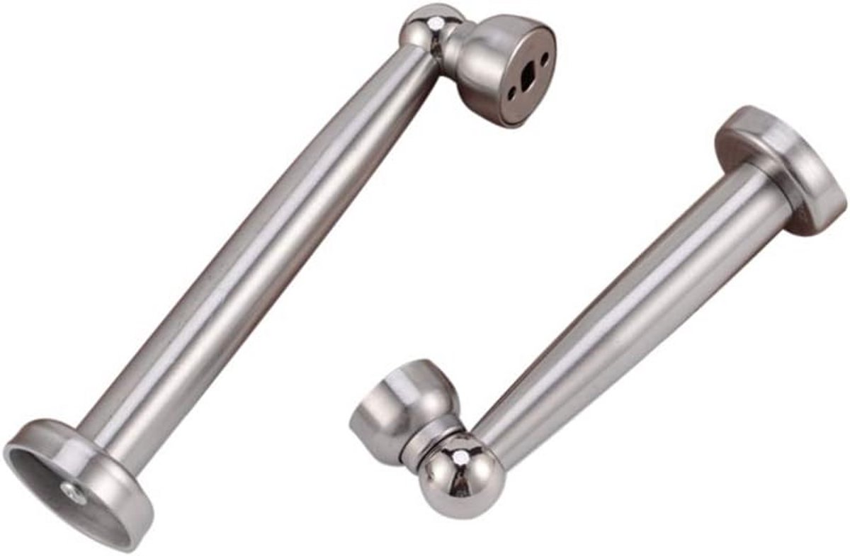 2 Stuks Magnetische Deurstoppers RVS met Soft-Catch voor Muurbescherming