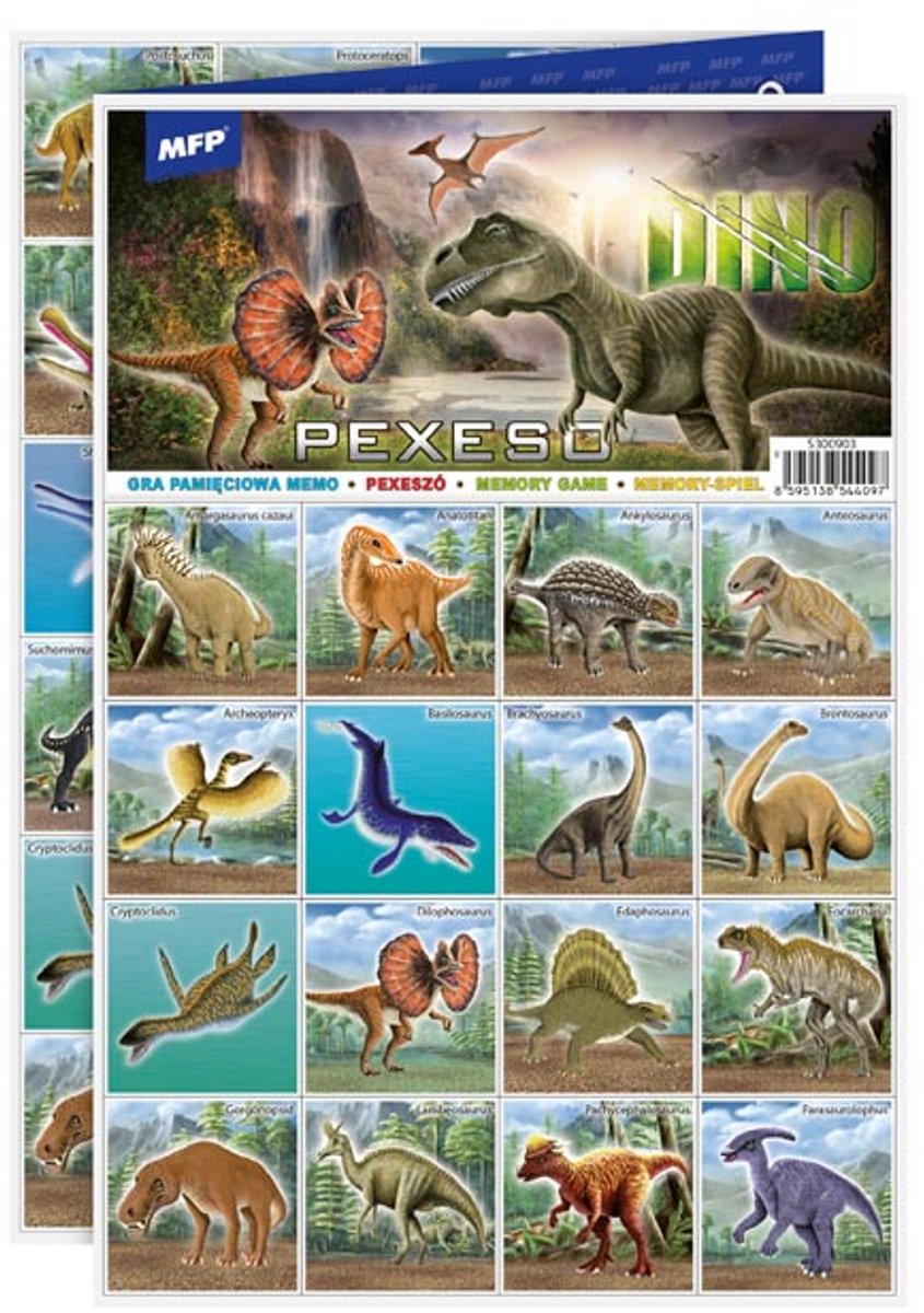 Pexeso Mfp 3xa4 Dino - UNI
