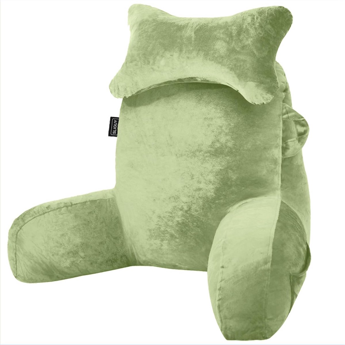 Leespillow voor volwassenen met armleuningen en pockets - Comfortabele rugkussen voor bed, bank en gaming