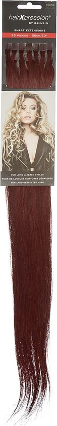 Remy Rune Plug Menselijk Haarverlenging 50 cm Remy Haar Extensions Plug and Play Grijs ...