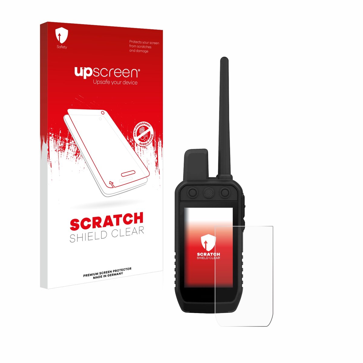 upscreen - Screenprotector voor Garmin Alpha 300 K - Folie Beschermfolie transparant