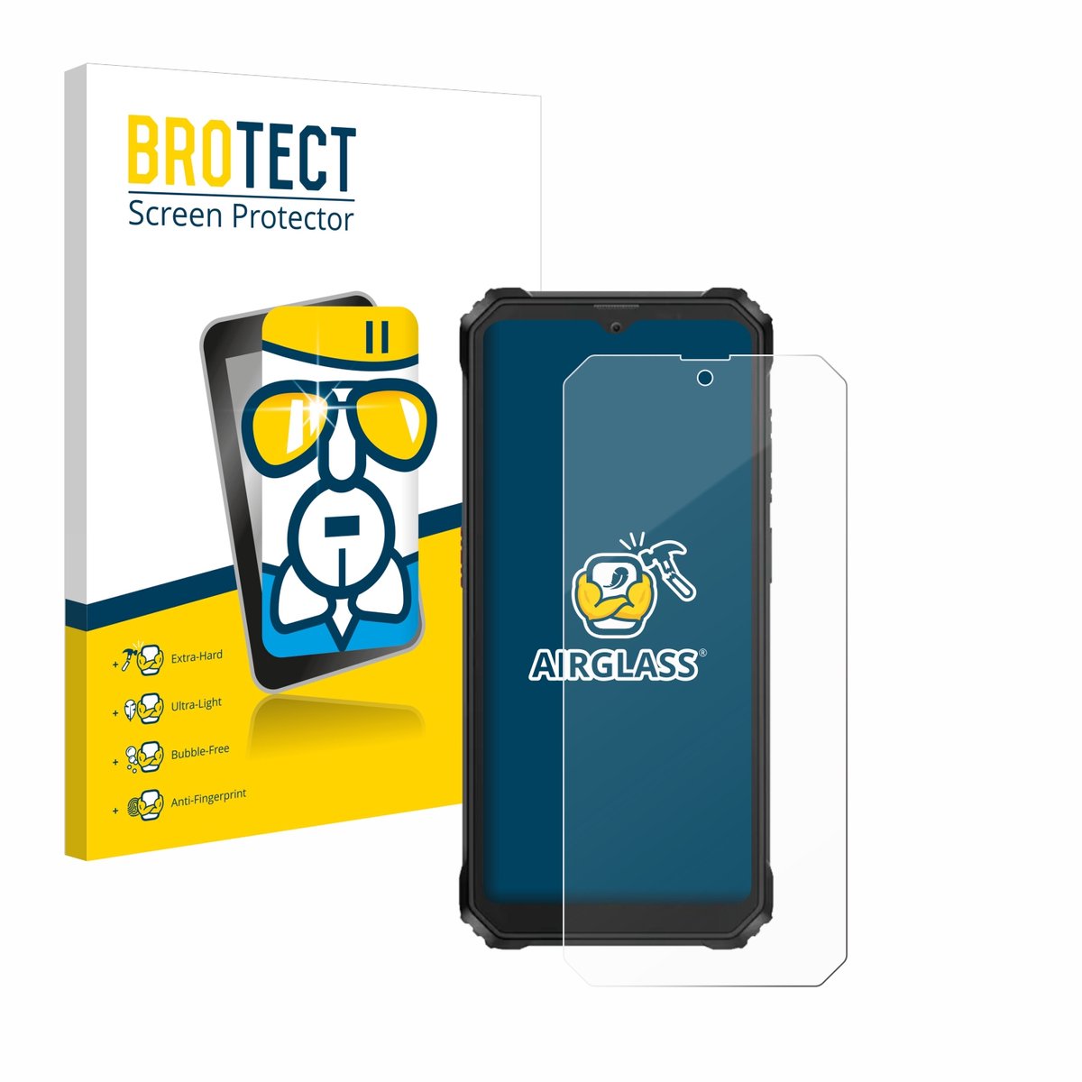Screenprotector voor Blackview BV6200 Plus Beschermglas transparant