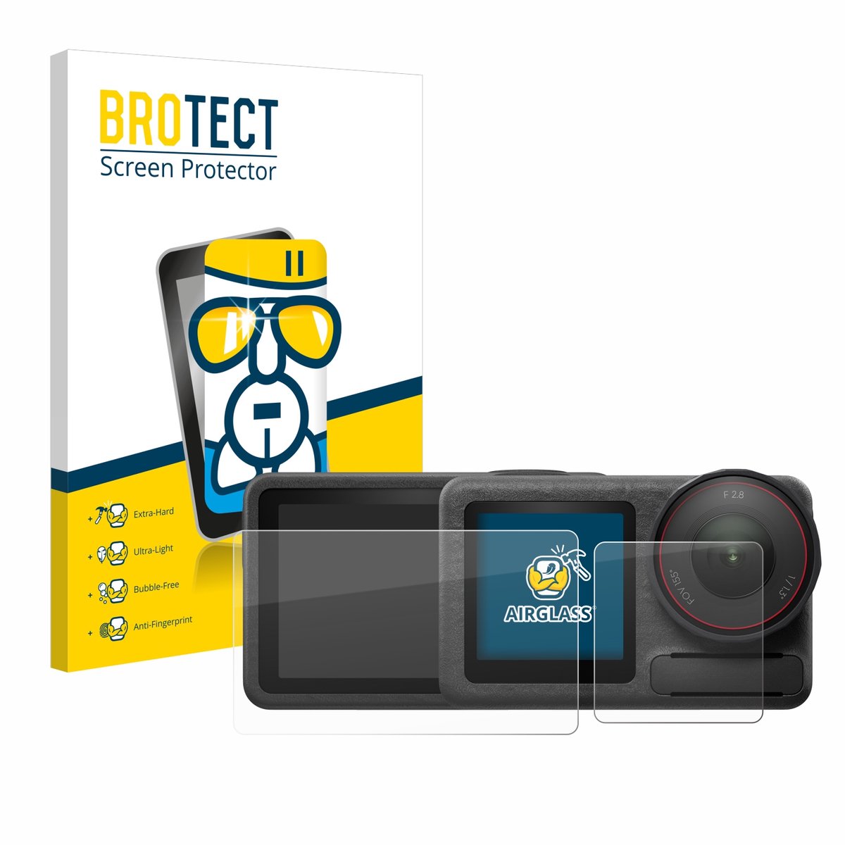 Screenprotector voor DJI Osmo Action 5 Pro Beschermglas transparant