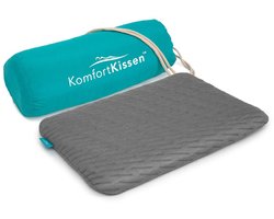 Plat Kussen - Hoofdkussen - Ergonomisch - Traagschuim - Natuurlijk Bamboe - Ondersteunt Alle Slaaphoudingen