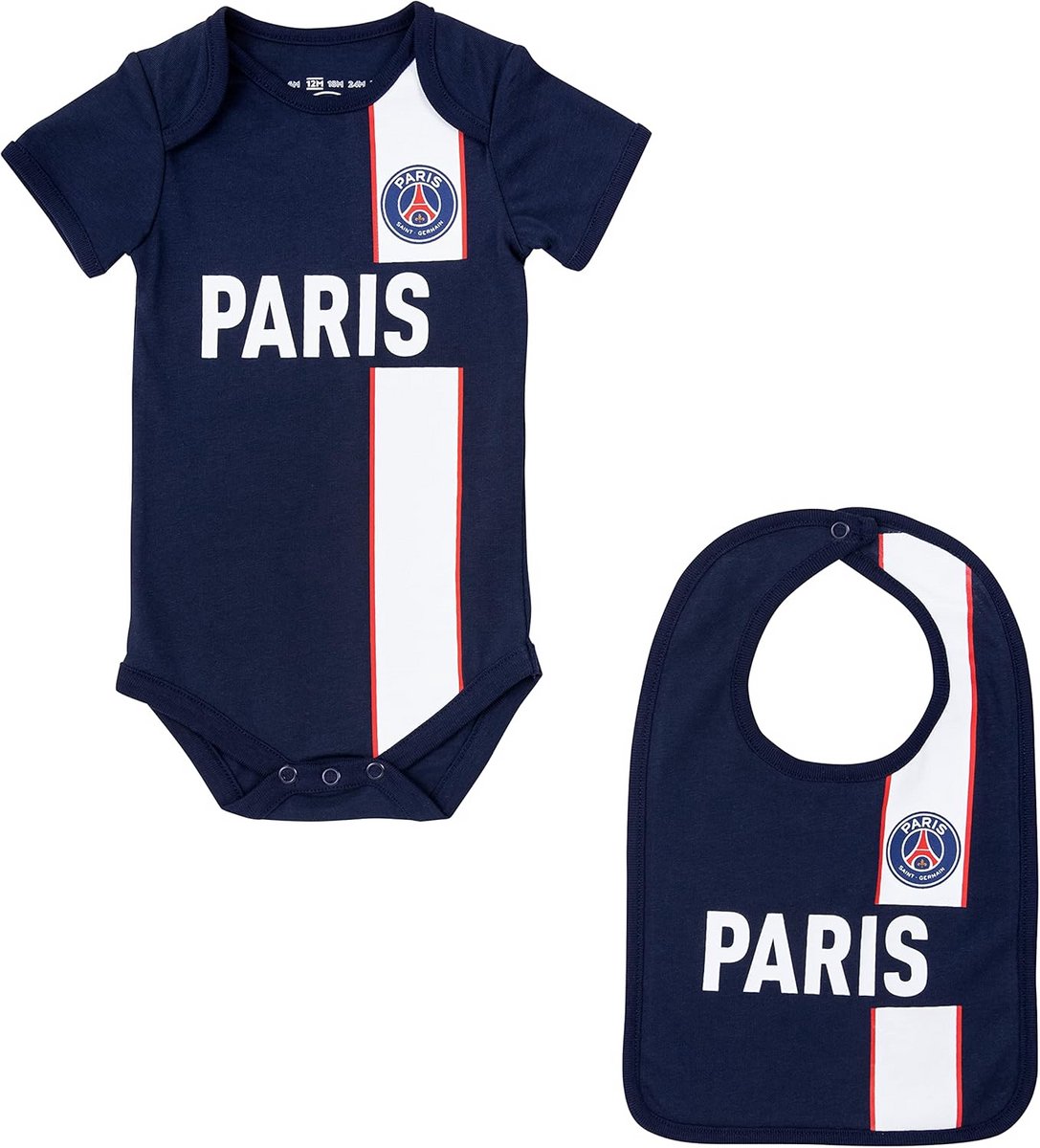 Voetbal Fanset Romper en Slabber voor Baby Jongens