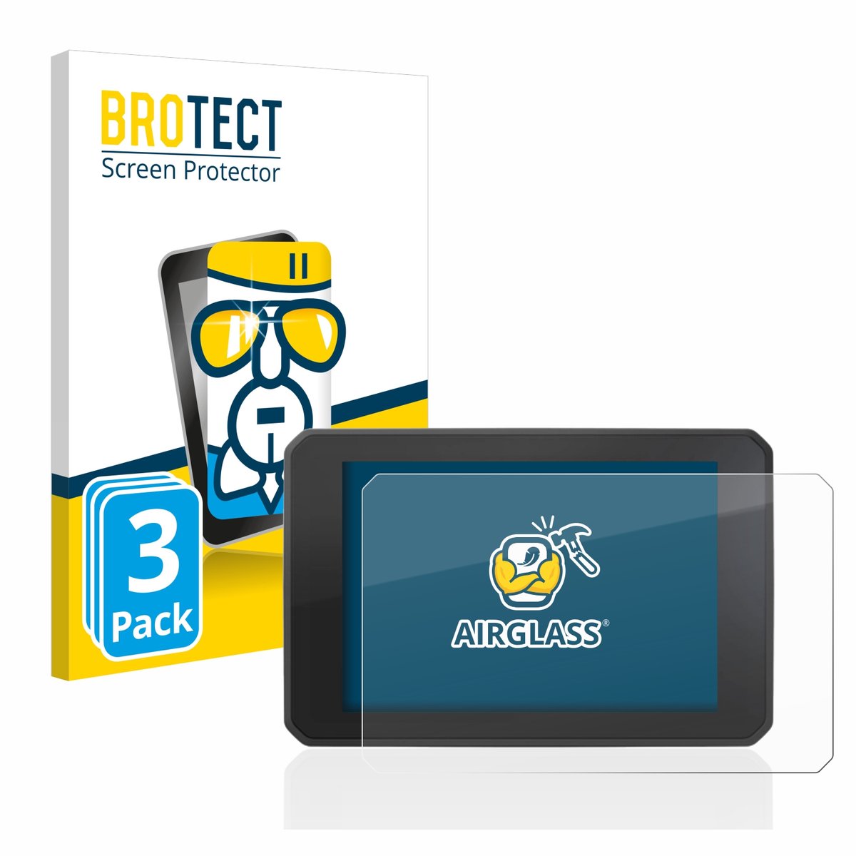 Screenprotector 3 Stuks voor FIT-EBIKE Display Comfort Beschermglas transparant
