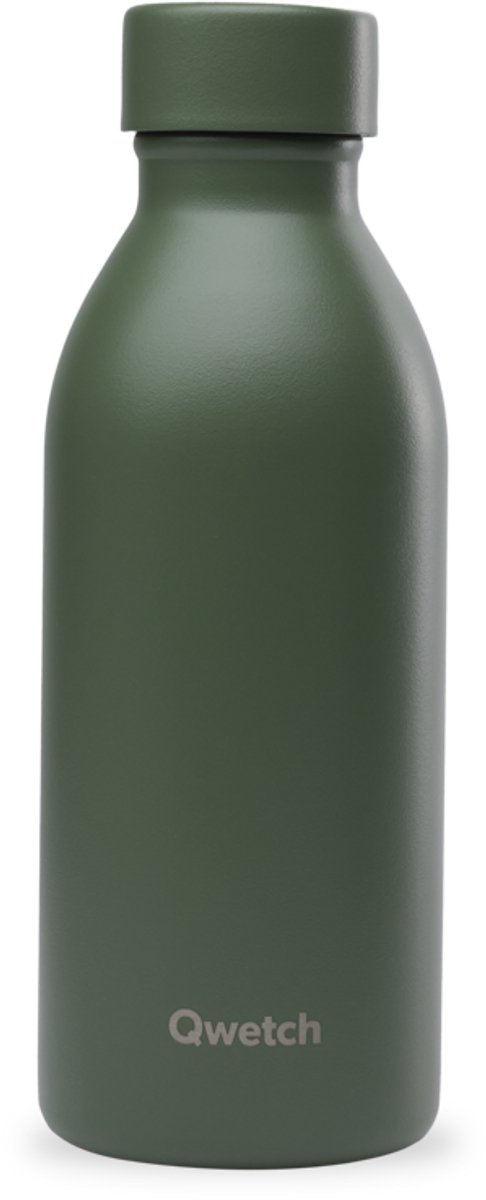 Qwetch - Isothermische fles - Icon Matt Khaki- 500ml