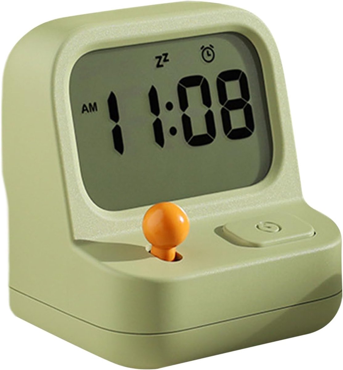 Digitale Wekker - Kleine Klok - Stil Werken - Snooze Functie - 6.6 x 6.25 cm
