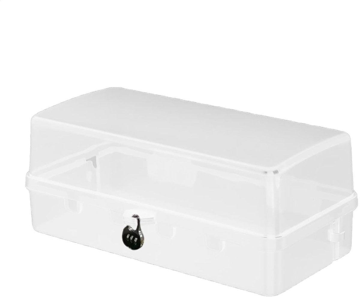 Elektrische Aansluitdoos - Stekker Opbergbox - Buiten Gebruik - Waterdicht & Vergrendelbaar - 25 x 13 x 11 cm - Zwart