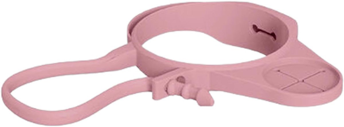 Telefoonhouder Waterfles - Handgreep Band - Sport Buiten - Flexibel Siliconen - 21.8 x 11.6 cm - Roze