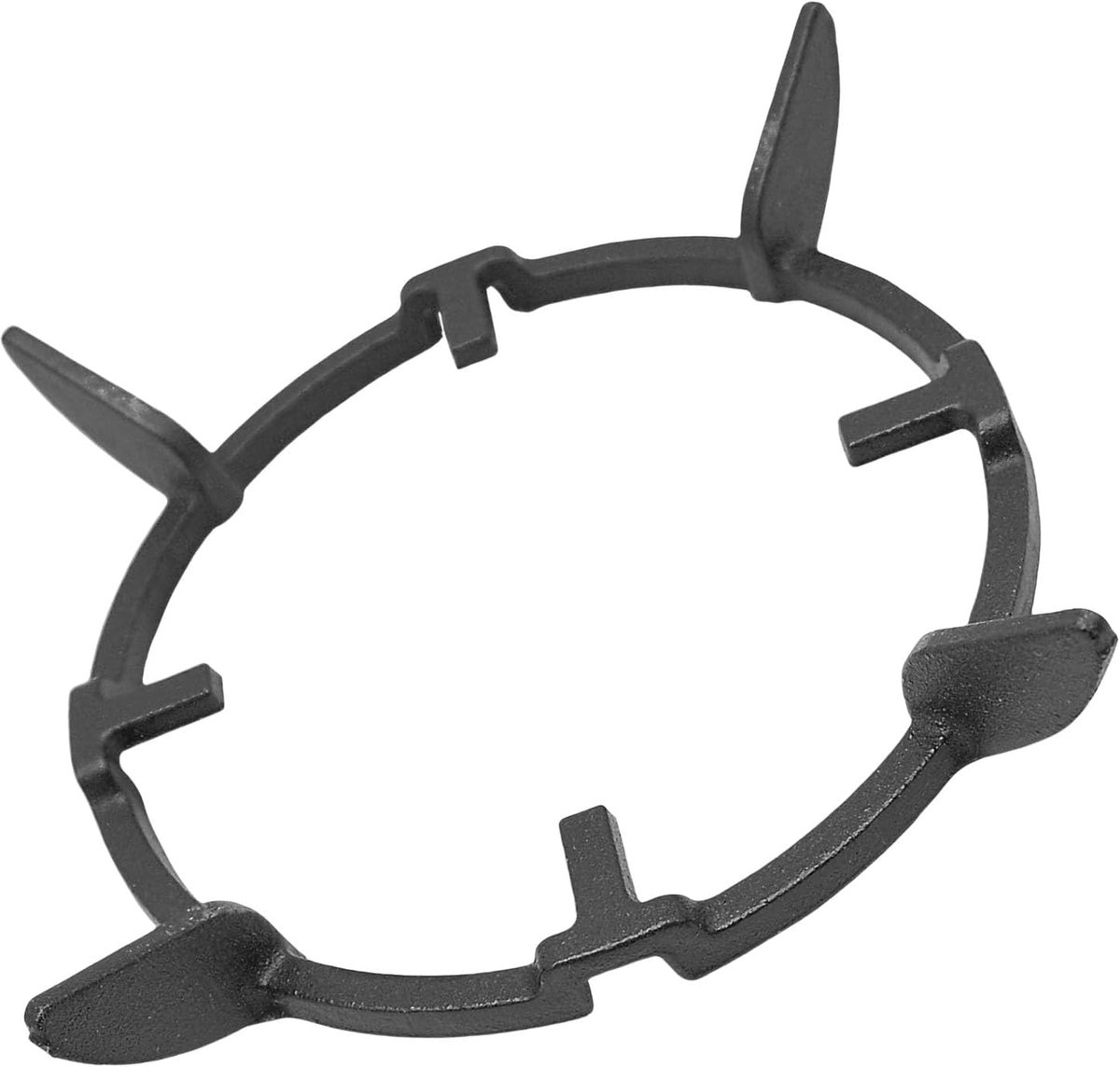 Fornuis Houder - Wok Ring - Stabiel Koken - Gietijzeren Textuur - 17x23cm