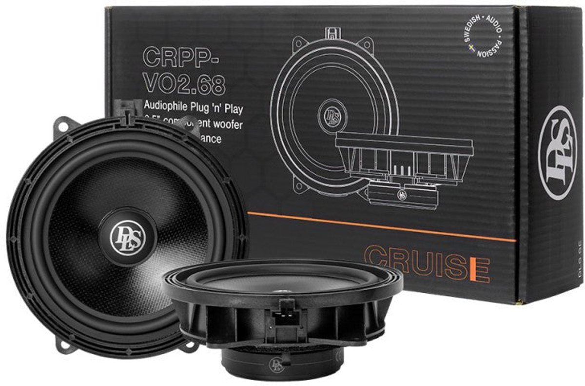 DLS Cruise Volvo 165mm Plug'n'Play Mid Woofer 8 Ohm - Upgrade zonder Harman Kardon/B&W Audio