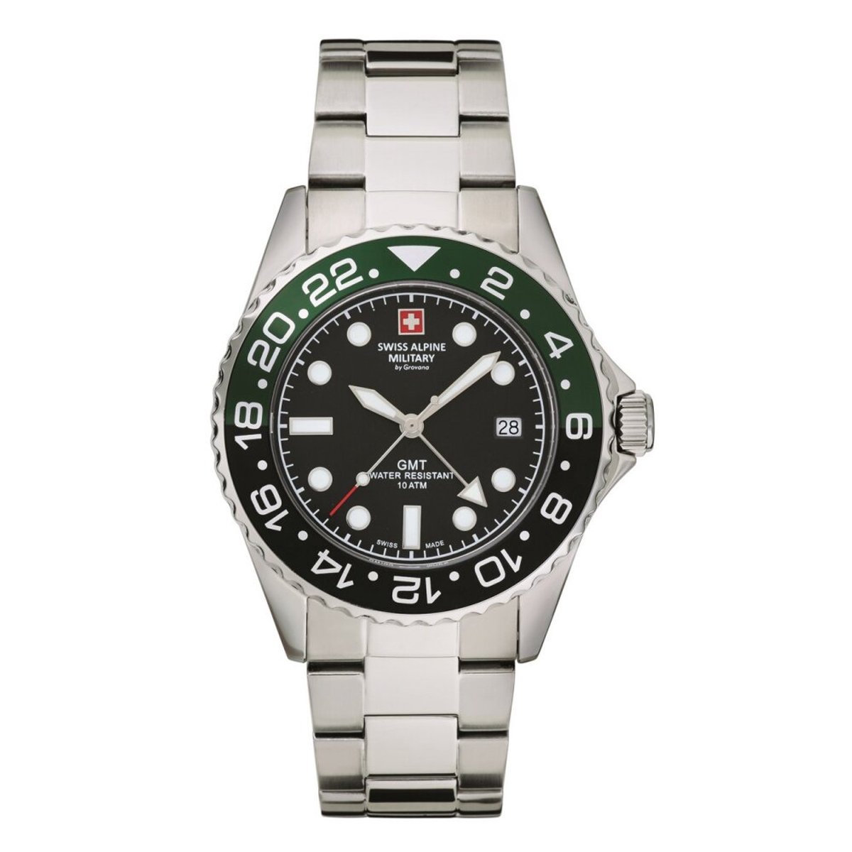 Swiss Alpine Military - 7052.1138 - Polshorloge - Heren - Kwarts - Master Diver GMT