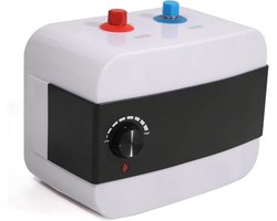 Elektrische Boiler - Doorstroomverwarmer Kraan - Direct Warm Water - Roestvrij Staal Tank - 6 Liter Capaciteit - Metaal