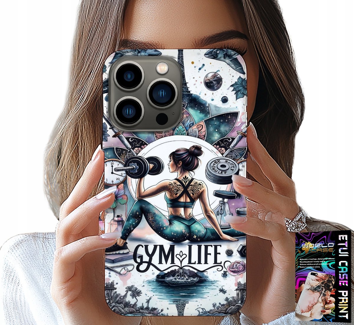 HOESJE VOOR IPHONE 14 PRO MAX - GYM LIFE FITNESS FITNESS CROSSFIT